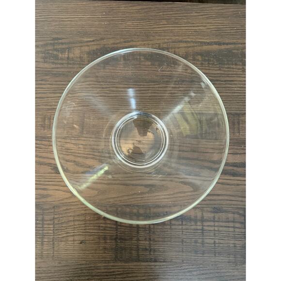 Vintage 1970s Mid-Century Modern Glass Serving Bowl – 11” Punch/Chips - Picture 3 of 7